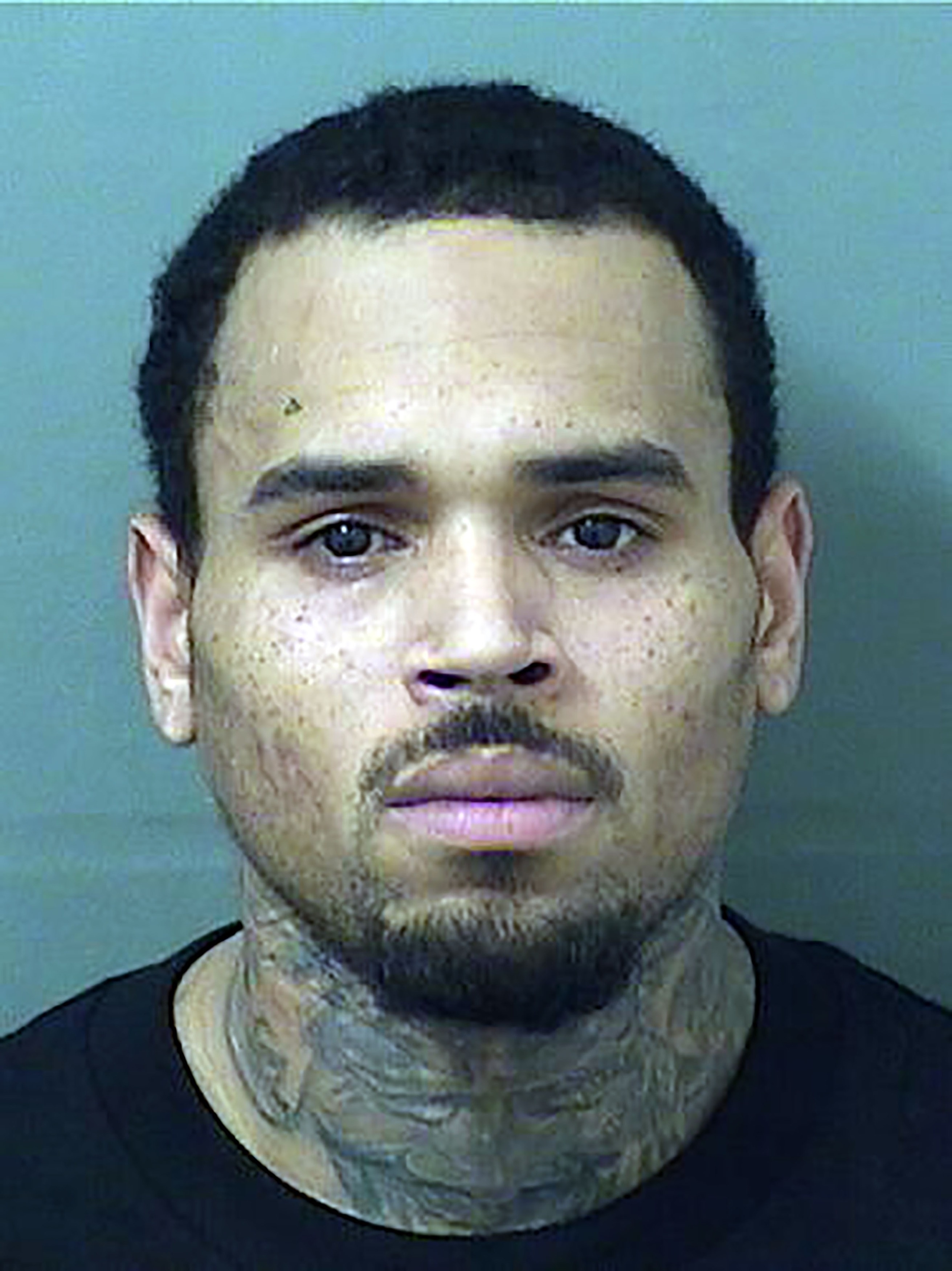 Chris Brown mugshot Chris Brown mugshot