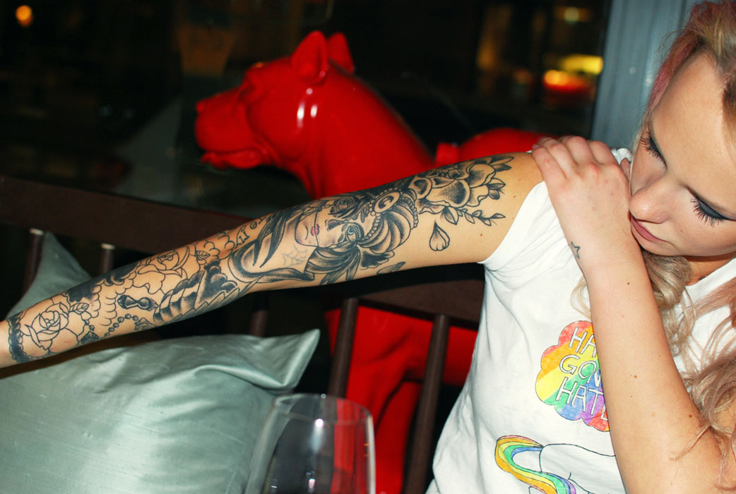 "Om tio år kommer jag nog vara ganska tatuerad"