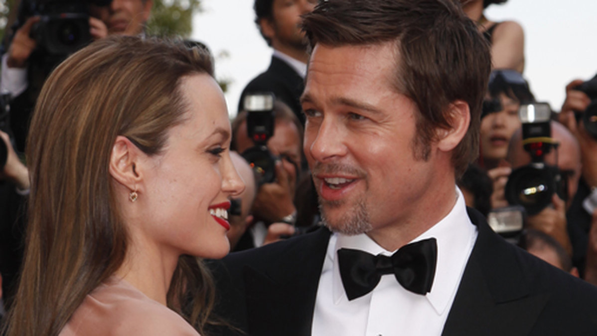 Brad Pitt och Angelina Jolie förlovade sig år 2011.