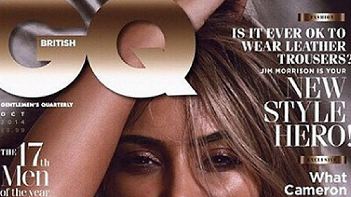 Kim Kardashian på omslaget till GQ. 
