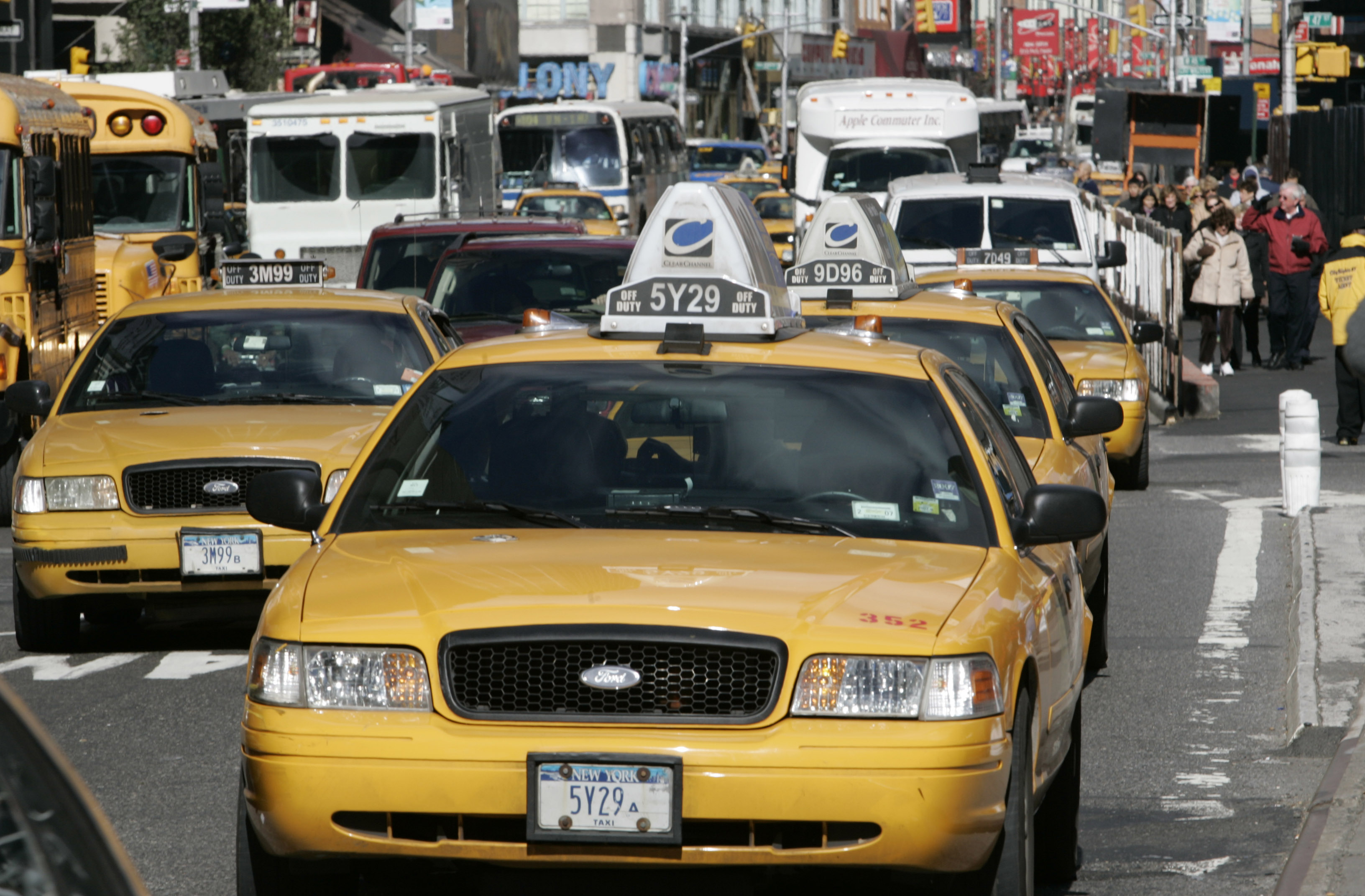 Taxichaufför, New York, Taxi, Las Vegas, Los Angeles