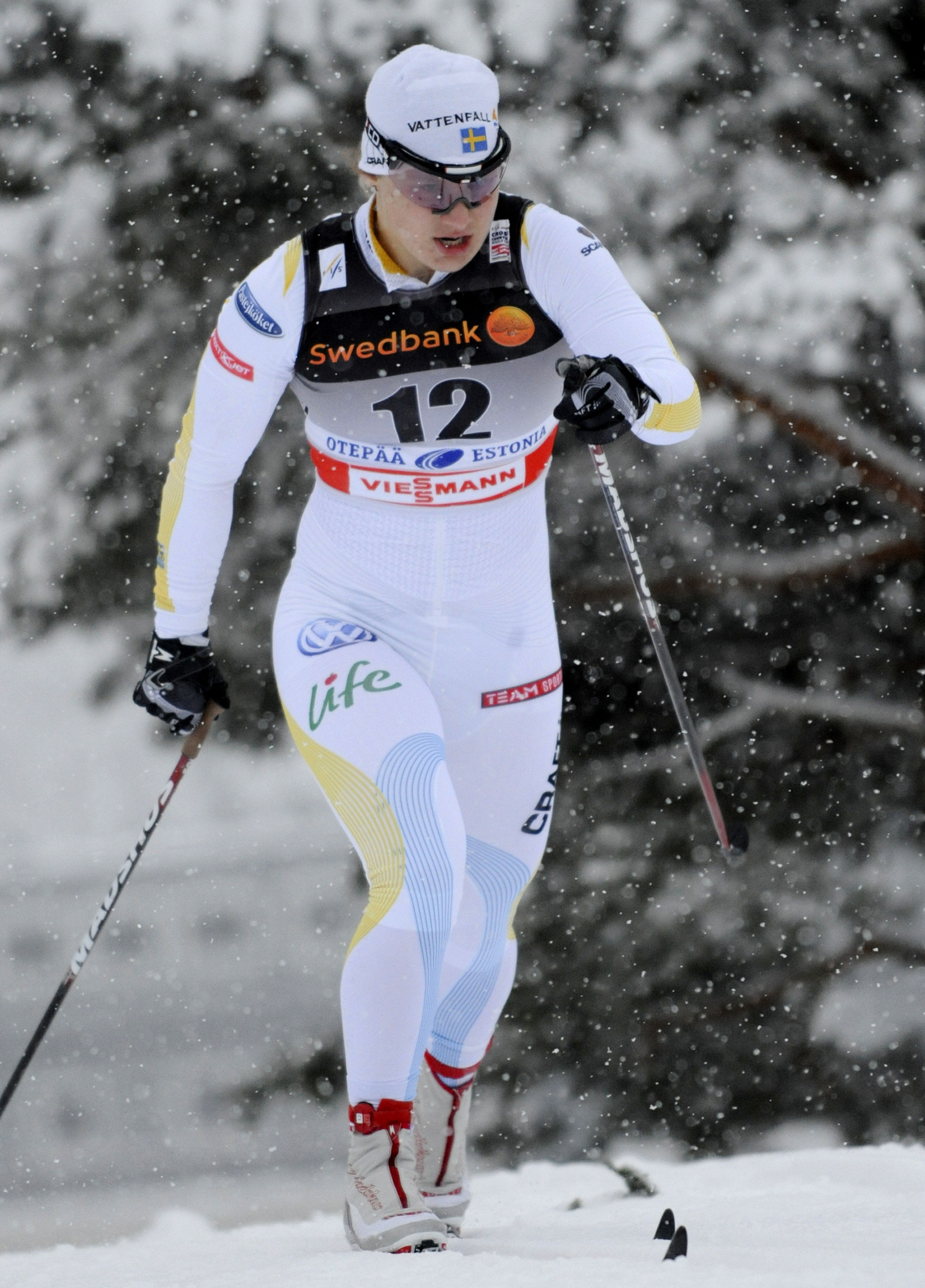 skidor, Hanna Brodin, Johan Olsson, Charlotte Kalla, Petter Northug