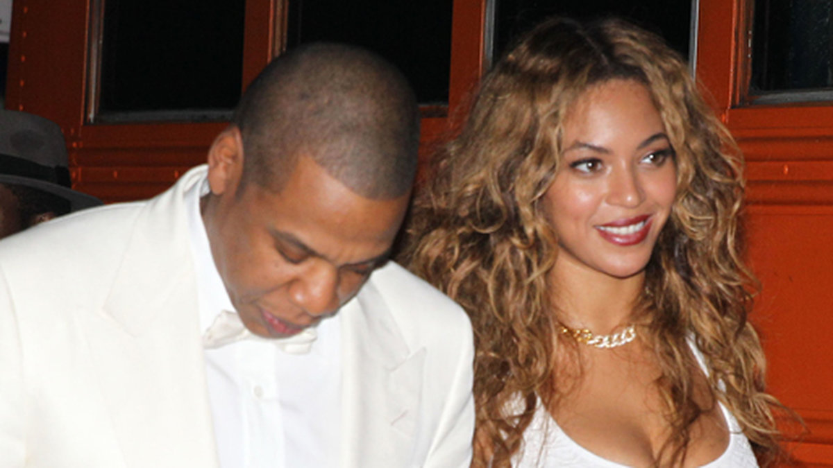 På plats fanns självklart Jay-Z och Beyoncé. 