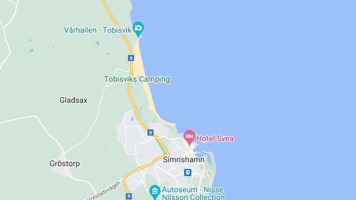 Google maps, Simrishamn