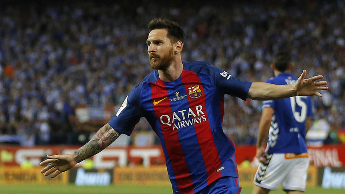 En bild på fotbollsspelaren Lionel Messi.