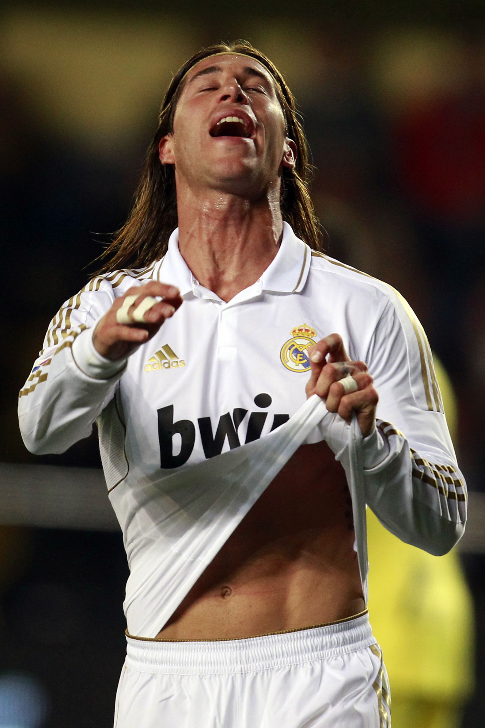 Först fick Sergio Ramos lämna planen efter sitt andra gula. Först fick Sergio Ramos lämna planen efter sitt andra gula.