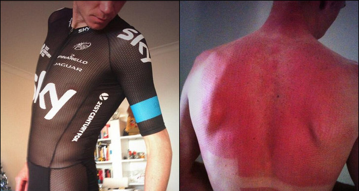 Chris Froome, Solbränna, Cykel, Tour de France, Superdräkt