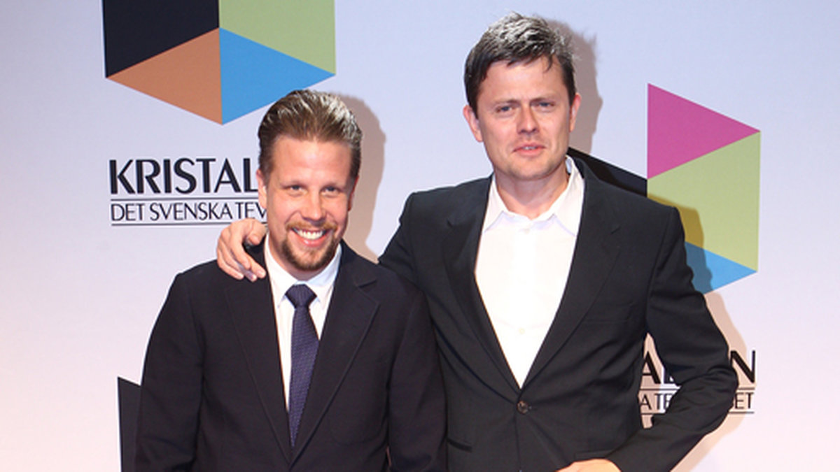 Filip och Fredrik är prisade programledare. I år ledde de den stora Kristallengalan under vilken duon även fick pris. 