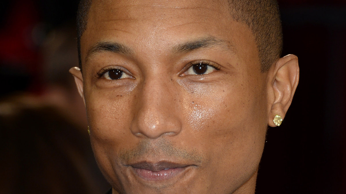 Även rapstjärnan och producenten Pharrell Williams hittar vi på listan. 