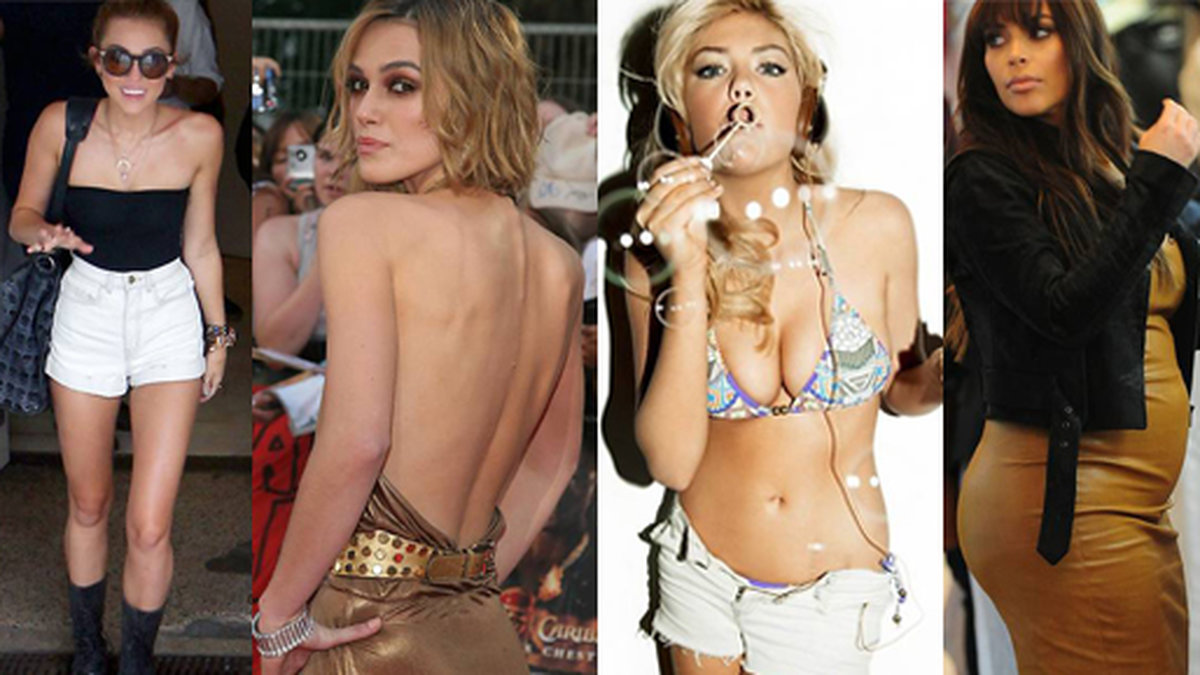 Miley Cyrus, Keira Knightley, Kate Upton, Kim Kardashian, Christina Aguilera, Angelina Jolie, Kate Bosworth och Candice Swanepoel har alla en sak gemensamt. De har alla kritiserats för sina kroppar.