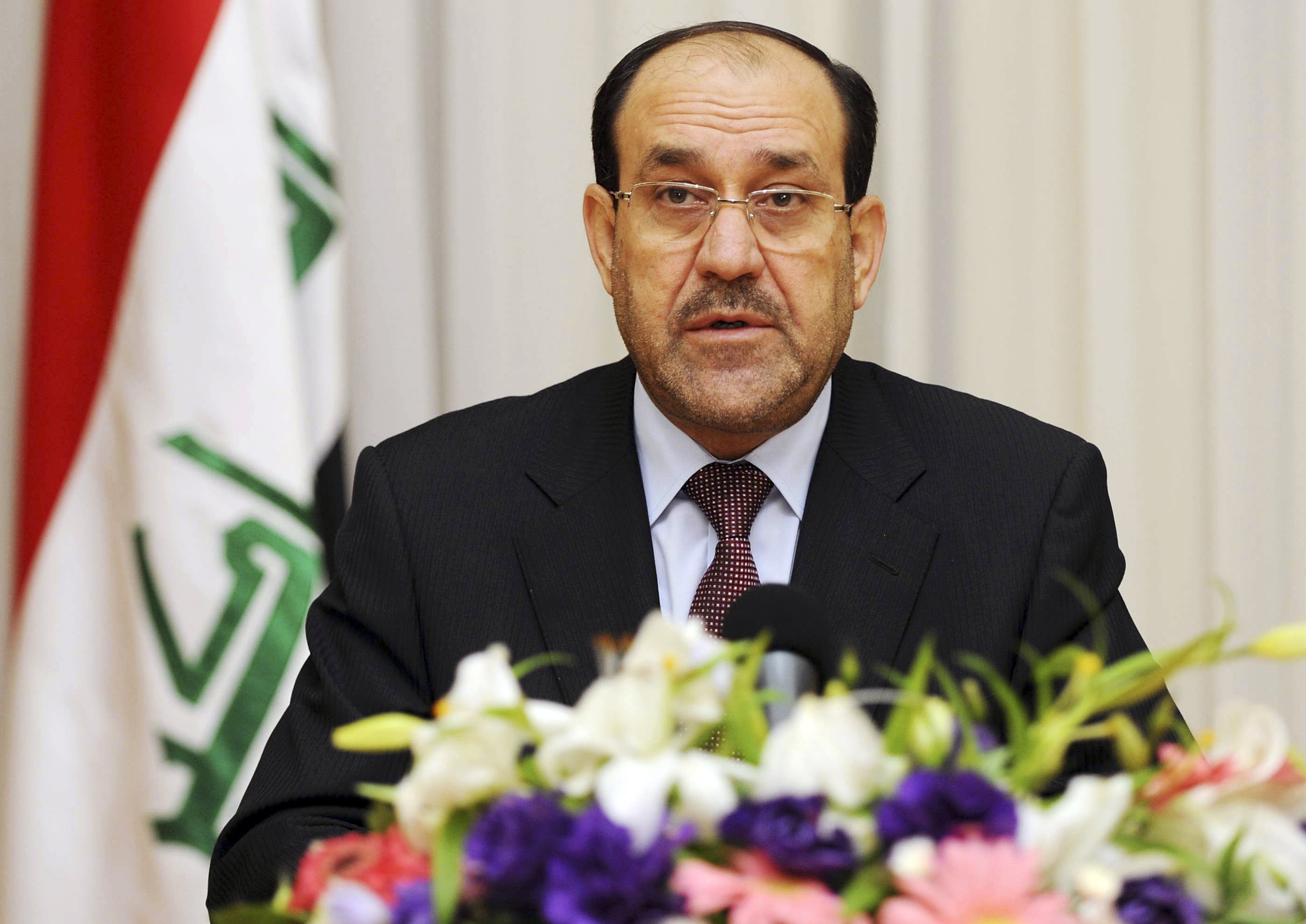Iraks premiärminister Nuri al-Maliki.