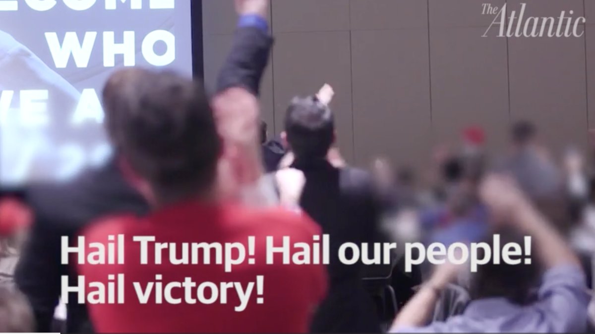 Bild från video från ett möte i USA.