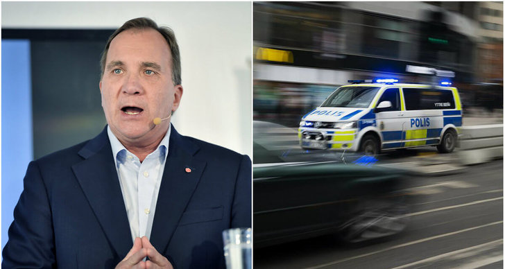 Statsministern, Stefan Löfven, Blåljus, Polisen