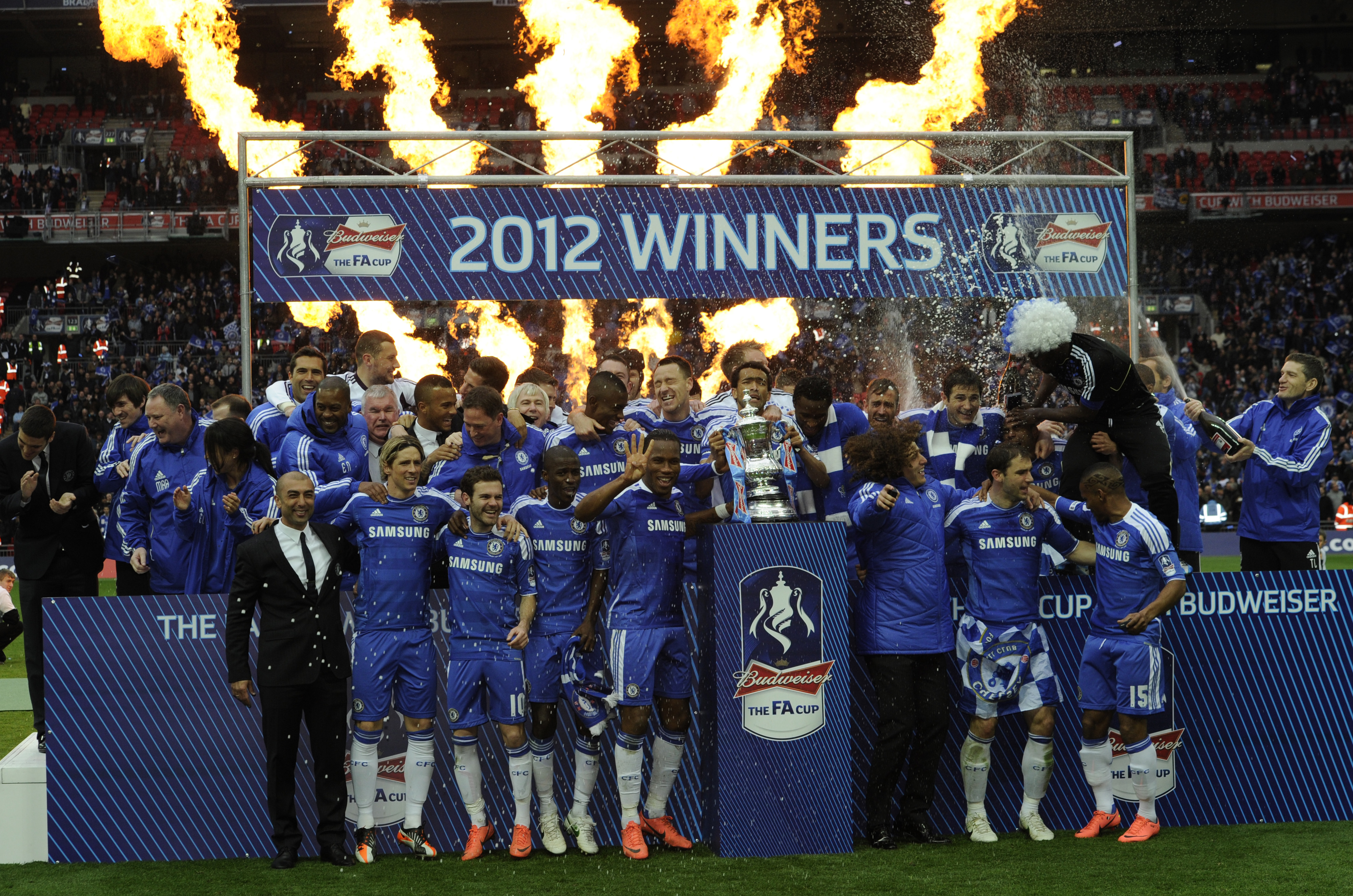 Chelsea blev FA-cupmästare säsongen 2012.