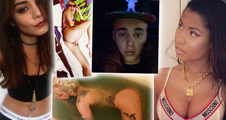 Justin Bieber, Nicki Minaj, Miley Cyrus, instagram