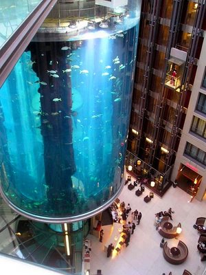 Akvarium, Mall Dubai, Dubai, Köpcentrum, Sprack, Läcka