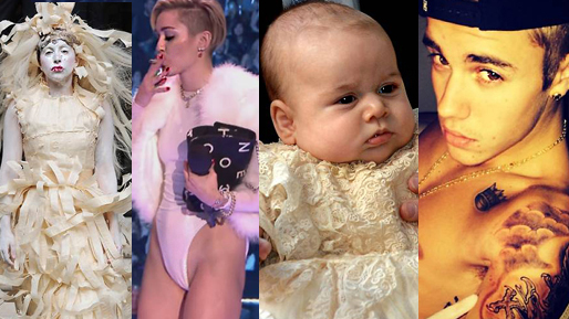 Will Smith, Miley Cyrus, Lady Gaga, Justin Bieber, GQ