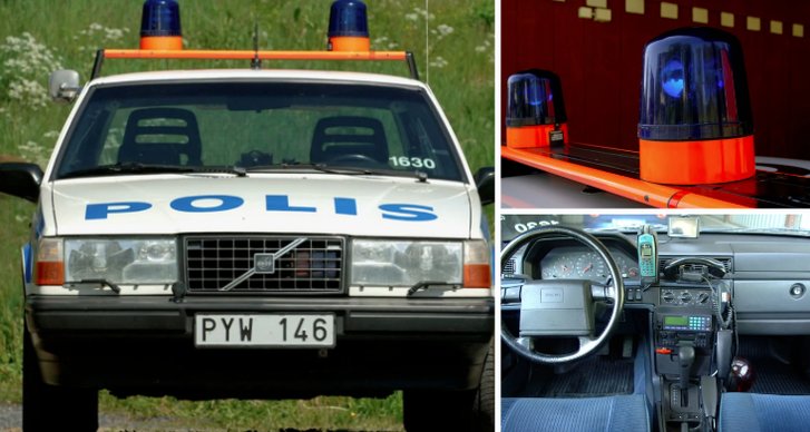 Polisbil, Bil, Rättsväsendet, Volvo, Auktion