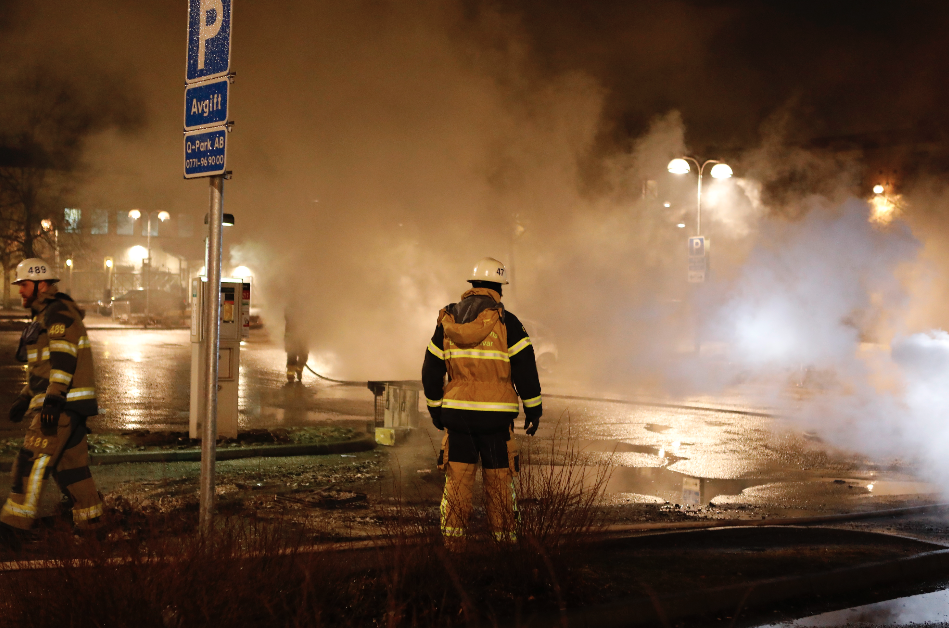 Det var upplopp i Rinkeby i natt. 
