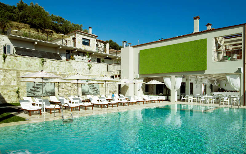 Pool på hotell Salvador. Pool på hotell Salvador.
