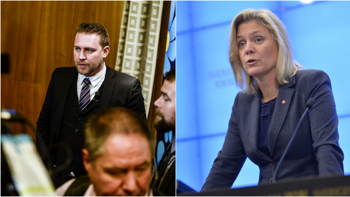 Nu ryter Magdalena Andersson till mot Sverigedemokraterna.