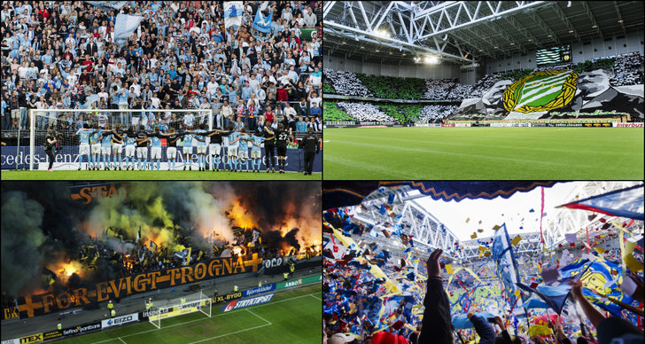 Supportrar, publik, Djurgården IF, Fans, Hammarby IF, ifk goteborg, AIK, Malmö FF