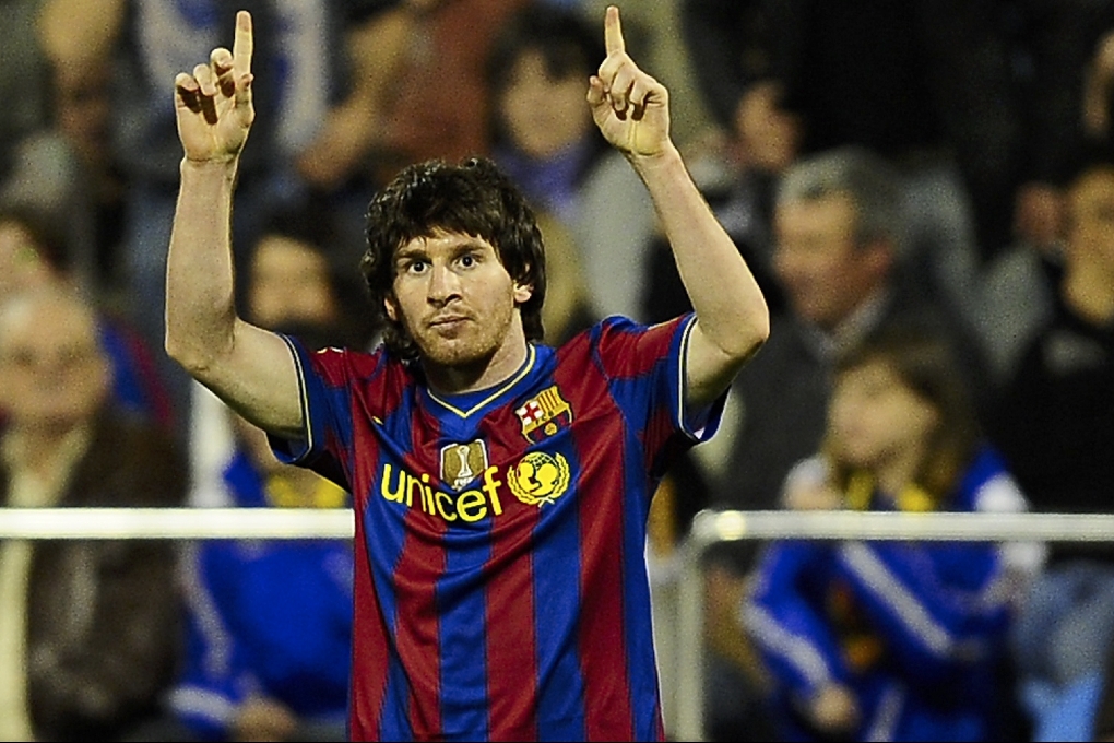 "Jag kommer aldrig att bli lika stor som Maradona", säger Lionel Messi.