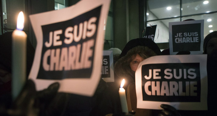 Banksy, Charlie Hebdo. Terrorattack, Paris, Terrorattack