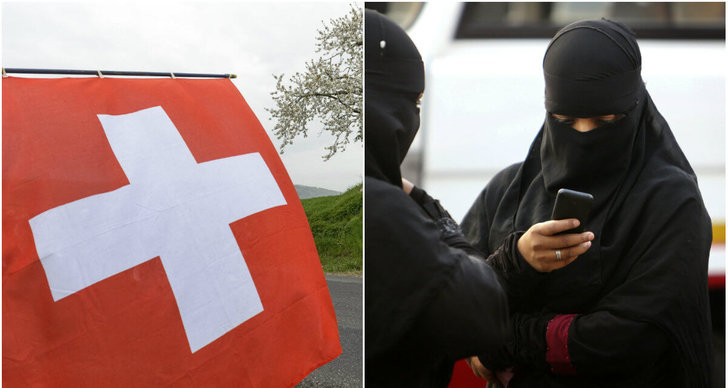 Schweiz, Burka, Lag, Böter, Forbud