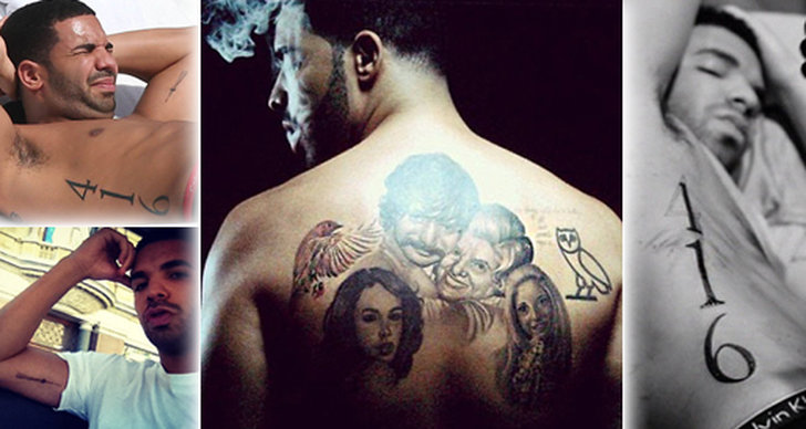Drake, Tatueringar