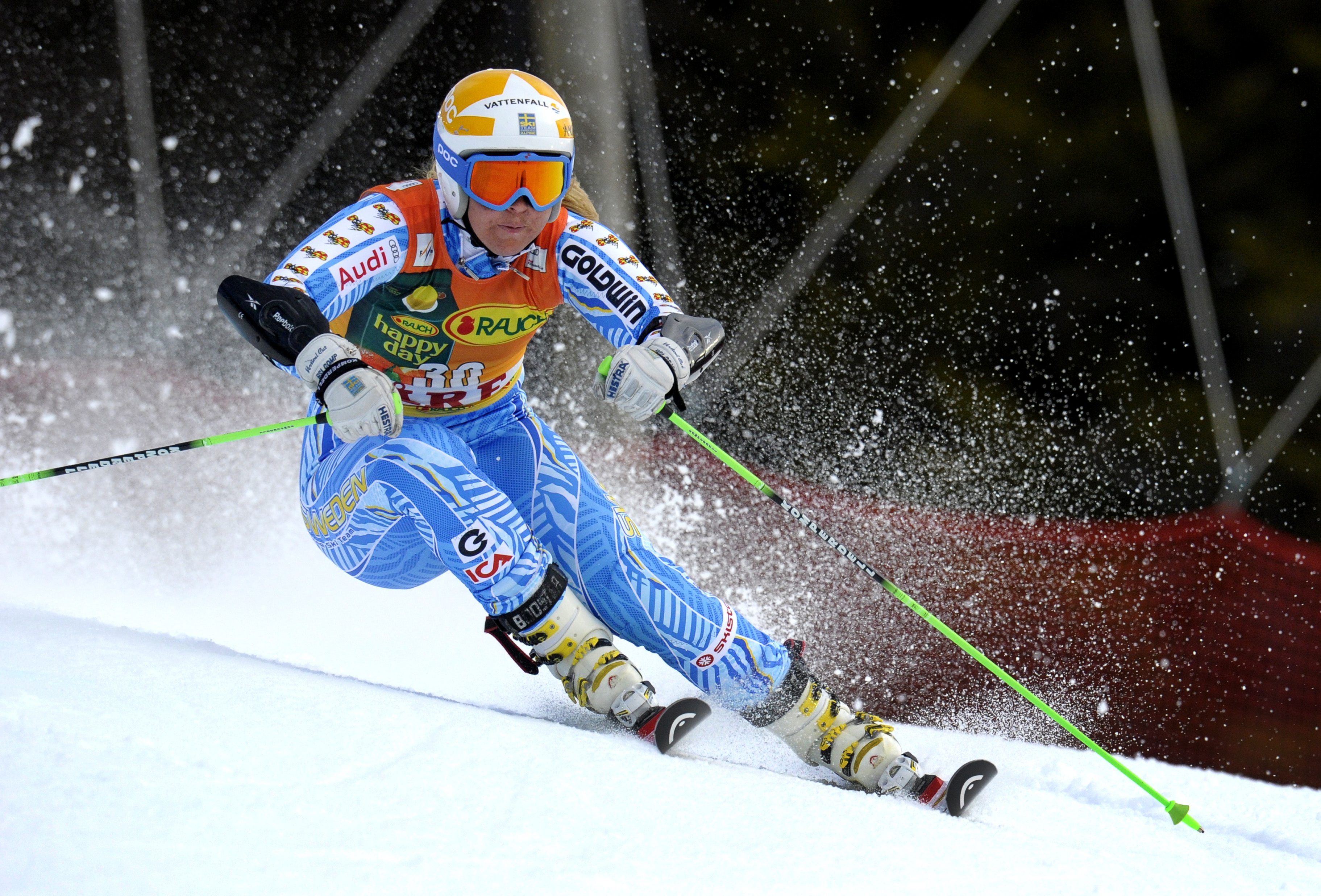 Alpint, Vinterkanalen, Anja Parson, Slalom, skidor