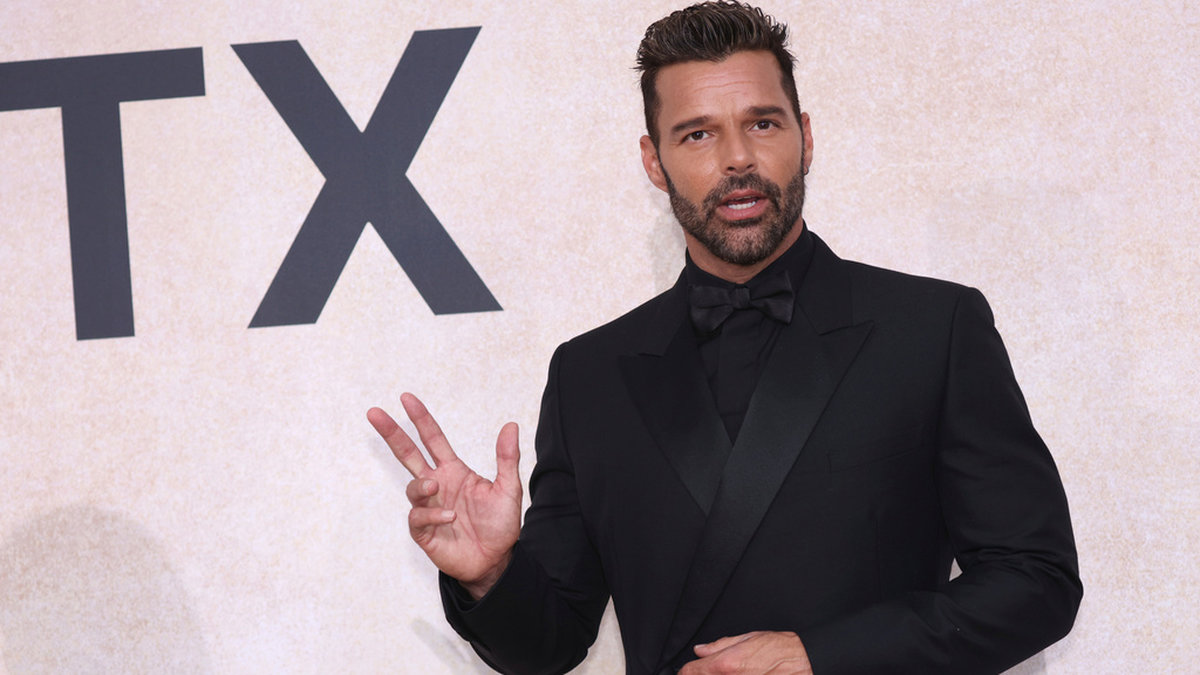 Ricky Martin vid filmfestivalen i Cannes i maj i år.
