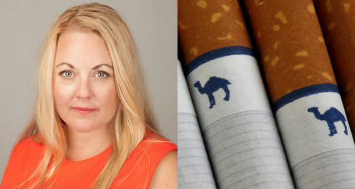 Rebecca Weidmo Uvell, Debatt, Cigaretter