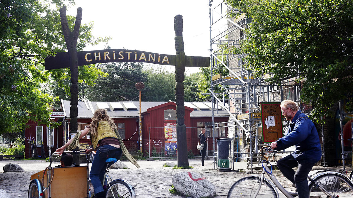 Christiania har länge varit en fristad för haschförsäljning.