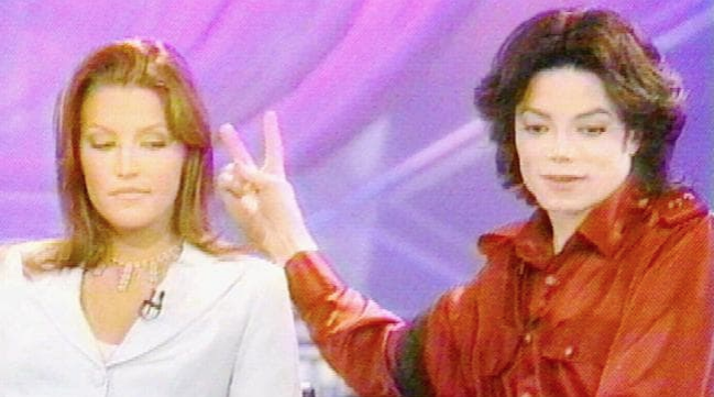 Michael Jackson och Lisa Marie Presley Michael Jackson och Lisa Marie Presley