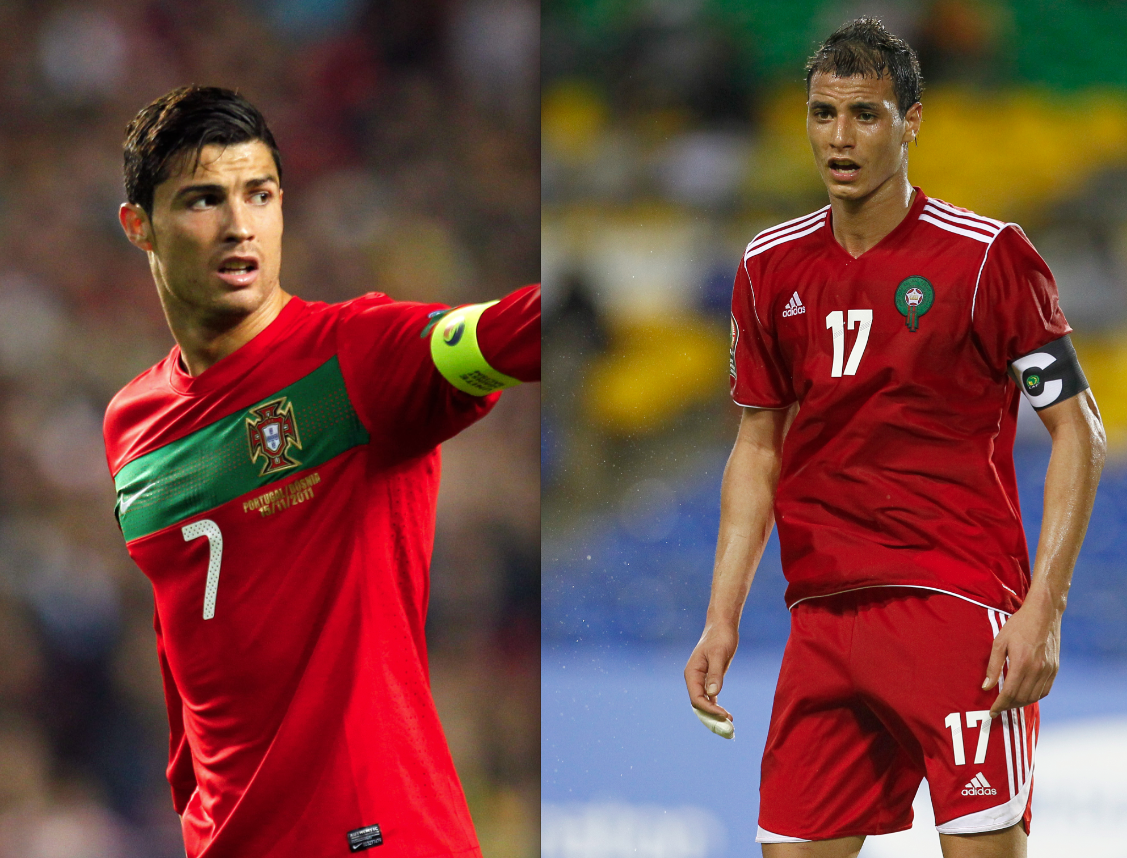 Bollnickaren Marouane Chamakh och bolltrillaren Cristiano Ronaldo? Bollnickaren Marouane Chamakh och bolltrillaren Cristiano Ronaldo?