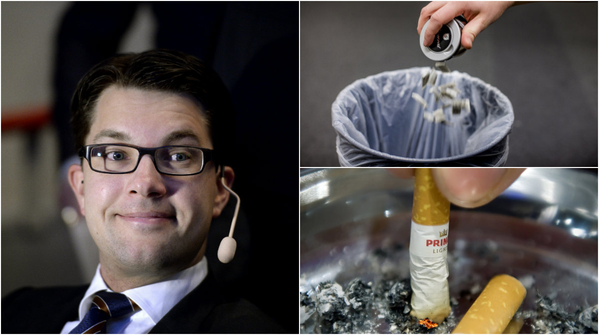 Jimmie Åkesson skulle helst förbjuda snus, cigaretter och ...