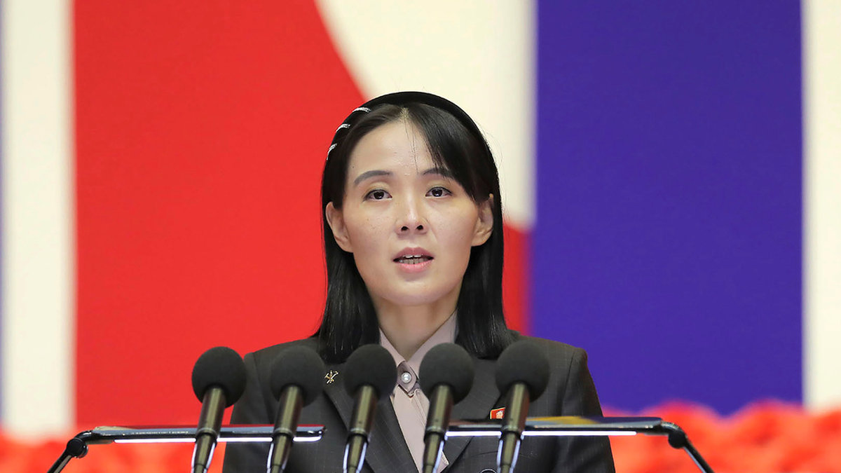 Kim Yo-Jong, syster till Nordkoreas ledare Kim Jong-Un. Arkivbild.