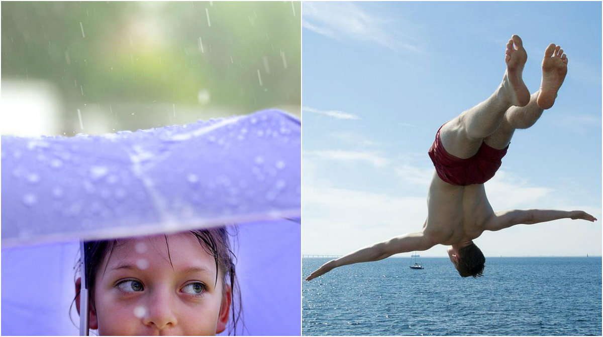 Här är Sveriges mest (och minst) regniga sommarstad
