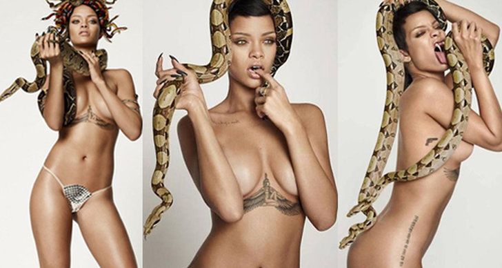 Rihanna, Topless, GQ