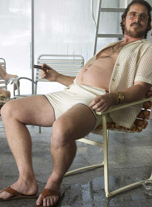 Christian Bale åt ut upp sig för rollen i "American Hustle".