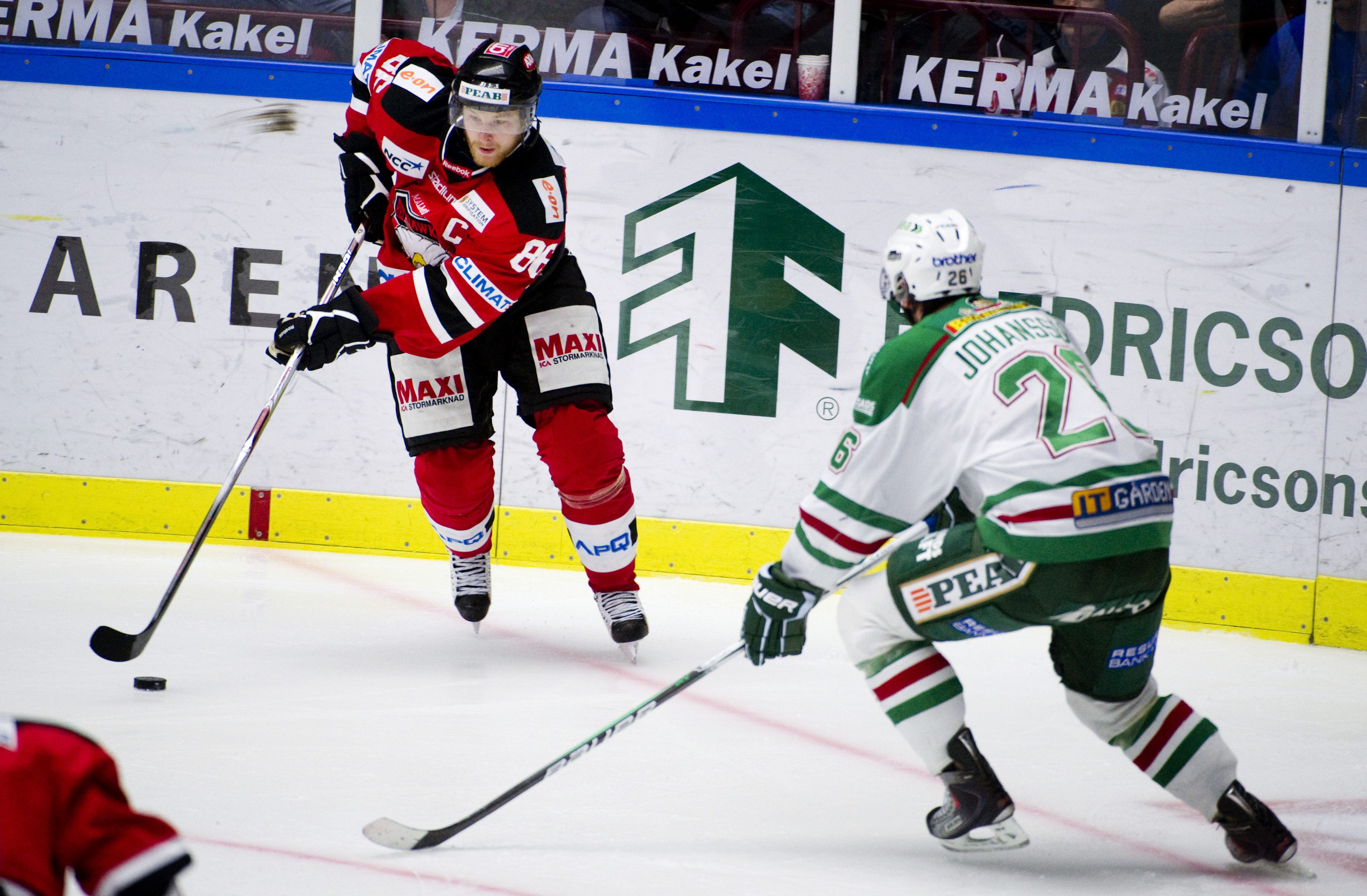 HockeyAllsvenskan, Leif Strömberg, Linus Klasen, MIF Redhawks