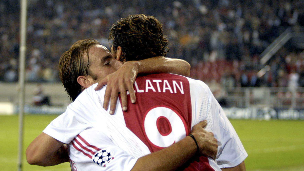Andy van der Meyde och Zlatan Ibrahimovic var goda vänner när de spelade ihop i Ajax. 