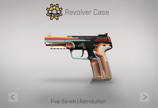 Och kanske snyggast av alla? Five-Seven Retrobution. Och kanske snyggast av alla? Five-Seven Retrobution.