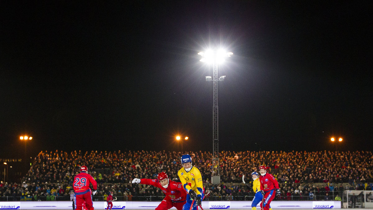 VM-finalen i bandy spelades mellan Sverige och Ryssland. 