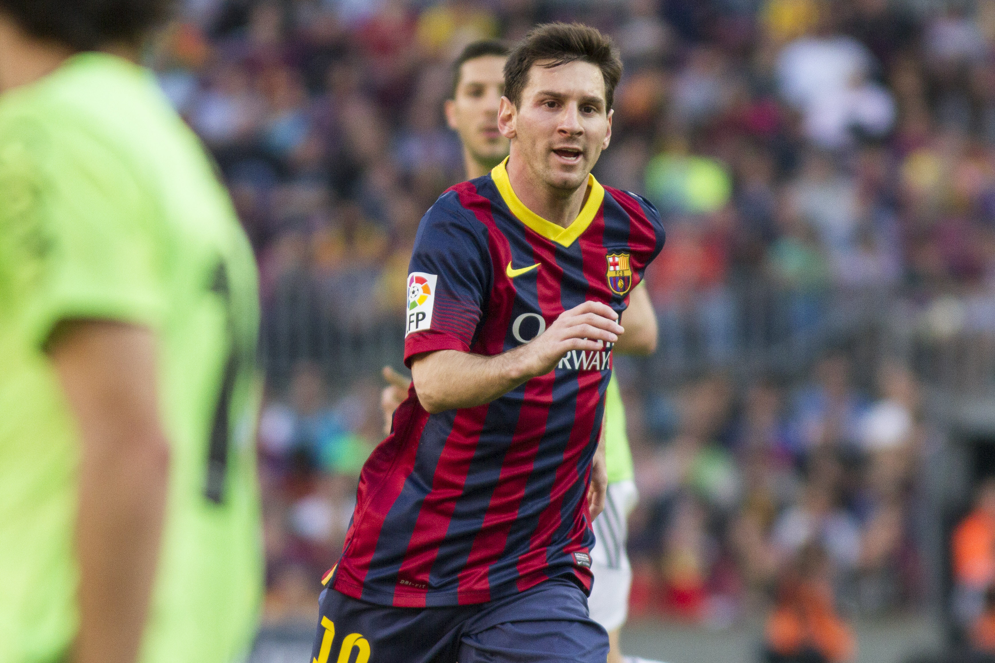 Lionel Messi gjorde tre av målen.