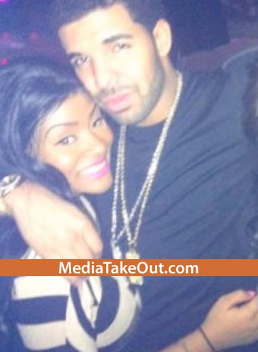 Drake möter hösten med en dam vid sin sida. 