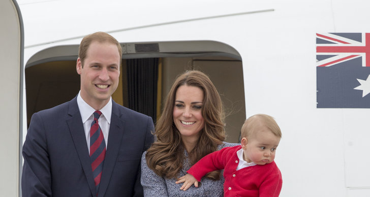 Prins William, Kate Middleton, Prins George, Gravid