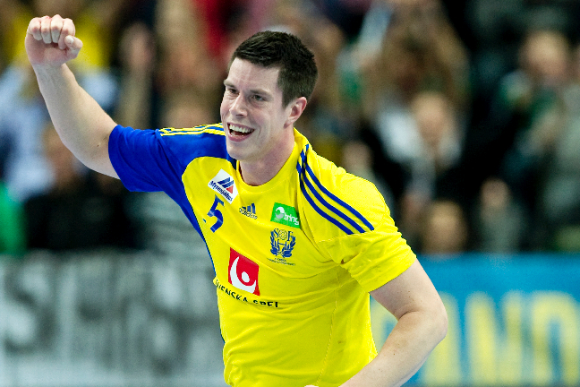 Kim Andersson var en av de bättre i det svenska laget.