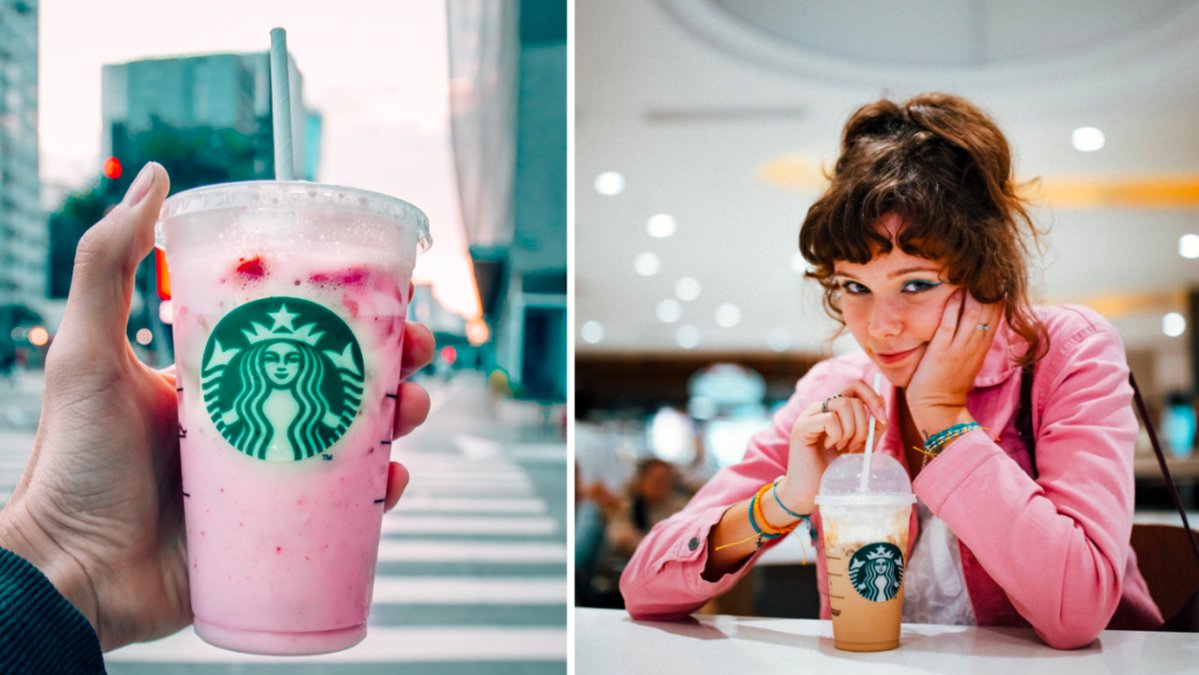 Starbuckskollektionen är inspirerad av körsbärsblommor och allt går i rosa toner
